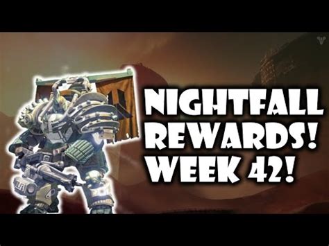 Destiny Weekly Nightfall Rewards Valus Ta Aurc YouTube