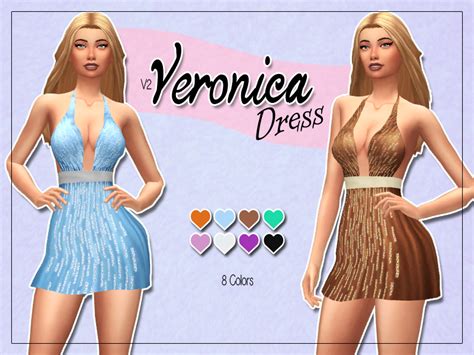 Kass Veronica Dress V2 Maxis Match Sims 4 Updates ♦ Sims 4