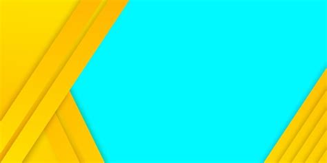 Premium Vector Yellow And Skyblue Geometric Abstract Background Design