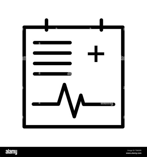 Illustration Medical Chart Icon Stock Photo Alamy
