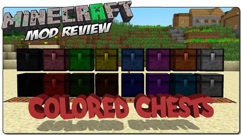 Colored Chests Mod Minecraft 1710 EspaÑol Hazte Una Sala De Cofres