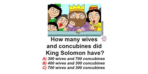 how many wives and concubines did king solomon have bible quiz
