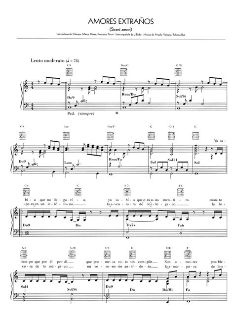 C f g strani amori che fanno crescere. Laura Pausini STRANI AMORI Piano Sheet music - Guitar ...