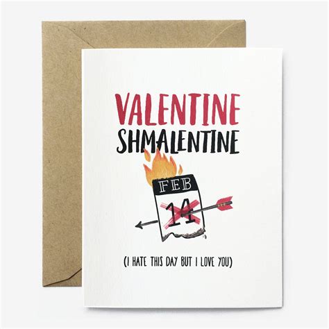 Valentine Shmalentine Card | Valentine, Cards, Funny valentine