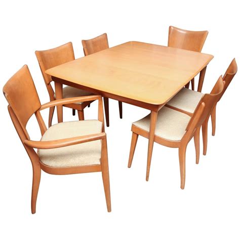 It seems, heywood wakefields blonde bedroom sets and heywood wakefield dining tables fit the bill for fresh new homes in the suburbs. Heywood-Wakefield Dining Room Set with Six Chairs, 1960s ...