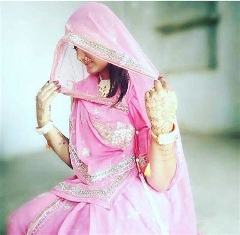 Baisa Raj Ghunghat Lovely Pink Poshak Royal Rajputana Rajputi