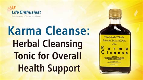 Support Your Natural Detox With Karma Cleanse Herbal Cleansing Tonic