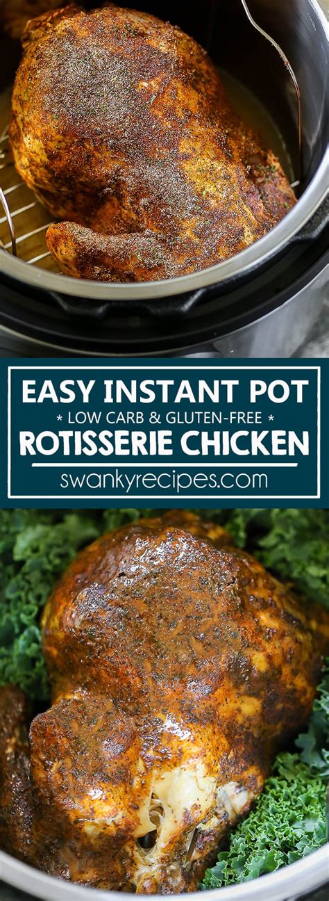 Add the whole chicken, breast side down. Easy-Instant-Pot-Whole-Rotisserie-Chicken - Swanky Recipes ...