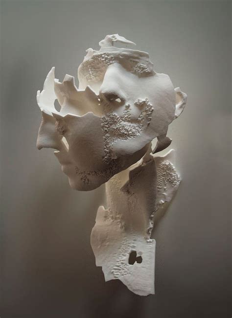 Sculpting And 3d Printing Combined To Create Fragmented Female Forms