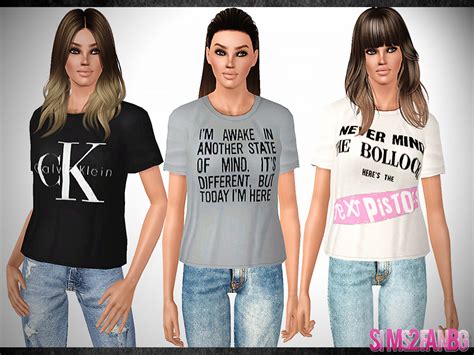 Sims2fanbgs 483 Casual T Shirt