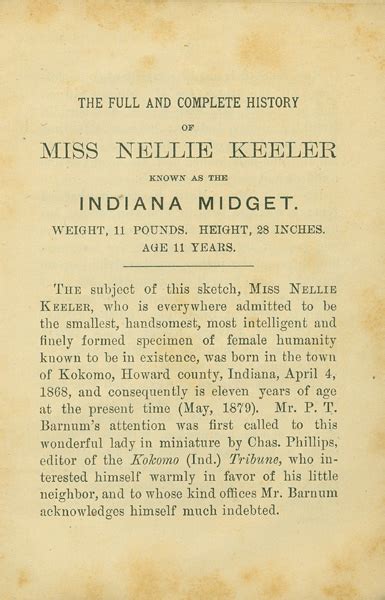 Nellie Keeler Was Born Howard County Historical Society