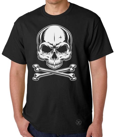 Skull And Crossbones Unisex Cotton T Shirt Tee Shirt Free Ts And Price Promise Trend Frontier