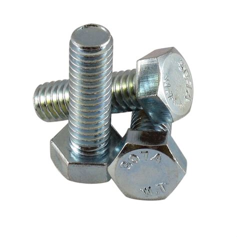 5 16 18 X 1 Hex Head Tap Bolt Full Thread Zinc Plated X 1000 Pcs