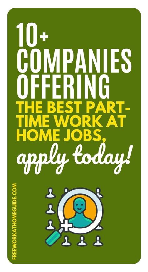 Best Part Time Work At Home Jobs 10 Companies Hiring Apply Today