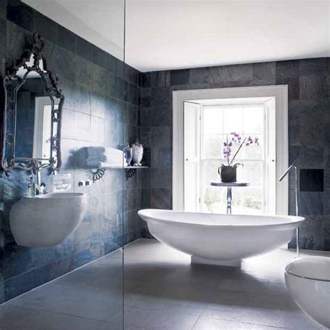 Give a refreshing and sleek look to your bathrooms by choosing any of the amazing tiles. Glamorous grey bathroom | Bathroom designs | Bathroom ...