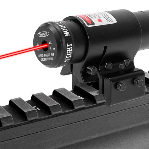 Tactical Red Green Dot Laser Sight Adjustable Collimator Laser Pointer