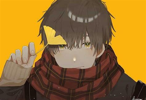 Anime Boy Autumn Anime Boy Kawaii Anime Character Art Anime