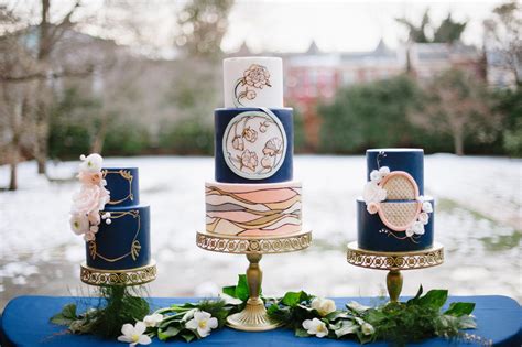 Art Nouveau Wedding Cakes