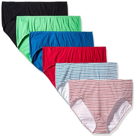 Fruit Of The Loom Women S Pack Comfort Covered Waistband Hi Cut