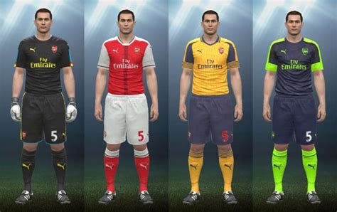 Arsenal s leaked home kit for 2016 17 sport galleries. Arsenal Full Kit Season 2016-2017 PES 2016 - PATCH PES ...