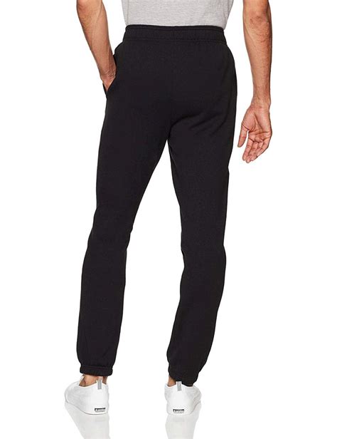 Starter Mens Elastic Bottom Sweatpants With Pockets Black Size Small