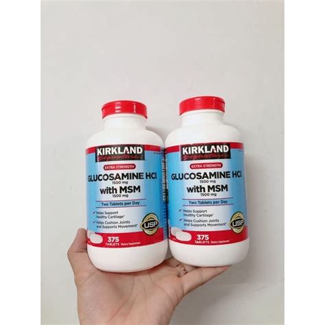 Vi N U Ng Glucosamine Hcl Mg Kirkland Signature With Msm Mg H P