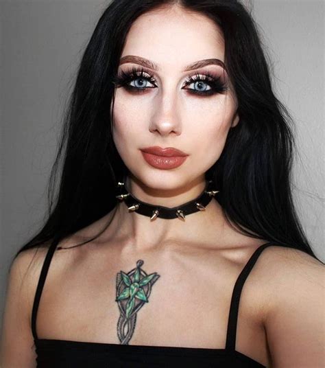 Zoie Campbell Theblackmetalbarbie • Instagram Photos And Videos Magic Lashes Edgy Makeup