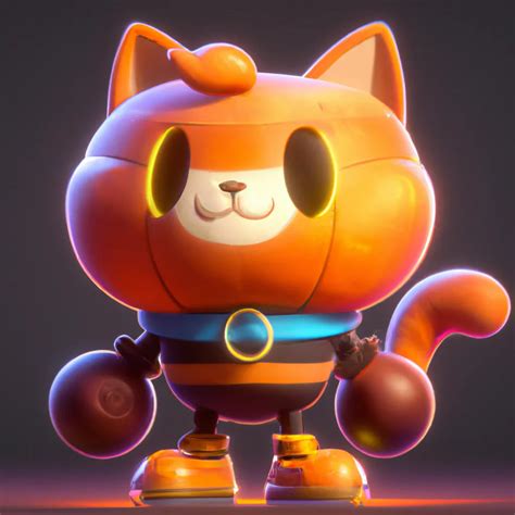 🙂 Pumpkin Cat Character Concept Of Brawlstars Ligh