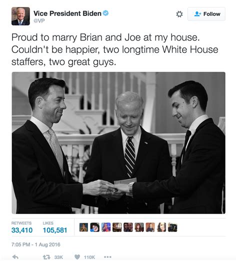 Joe Biden Marries Same Sex Couple Thefeministbride