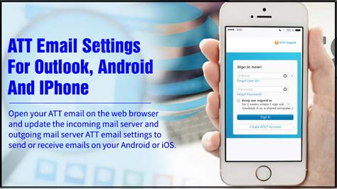 Att Email Settings For Outlook Android And Iphone