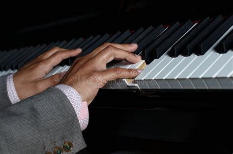 Pianist Fingers Playing Stock Photo Image Of Keyboard 57703950