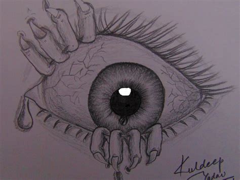 Creepy Eyes Drawing Anime Imagem De Eyes Cry And Drawing Dark Art Images And Photos Finder