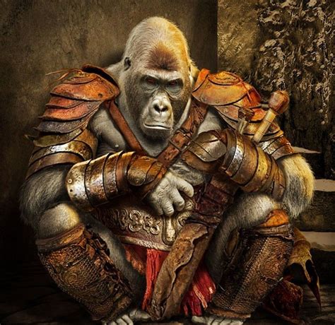 gorilla warrior rpg character character portraits character design fantasy races fantasy art