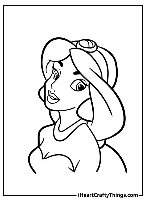 Jasmine Coloring Pages To Print
