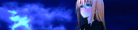 4880x1080 Blonde Blue Eye Anime Girl 4880x1080 Resolution Wallpaper Hd Anime 4k Wallpapers