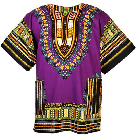 Purple African Dashiki Shirt Unisex Dashiki Shirt African