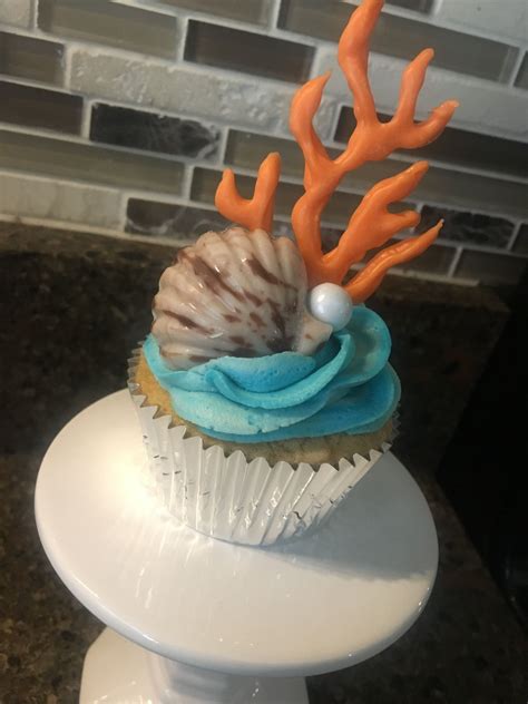 Under The Sea Cupcakes Yummy Treats Under The Sea Cupcakes Sea Cupcakes