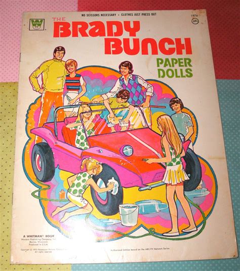 Vintage 1973 Paper Dolls The Brady Bunch