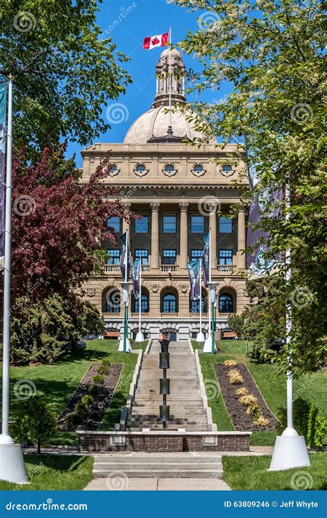 Alberta Legislature Building In Edmonton Editorial Photo Image Of