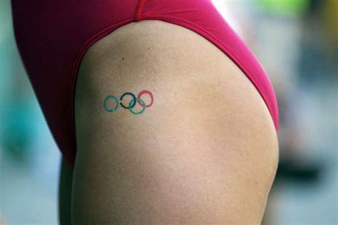 Those olympic rings are symbolic, and they celebrate a great personal victory. 2012 London Olympics: Some Amazing Tattoo Designs