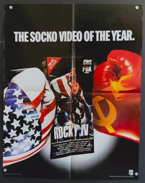 1985 Rocky Iv Sylvester Stallone Talia Shire Burt Young Movie Promo Pin