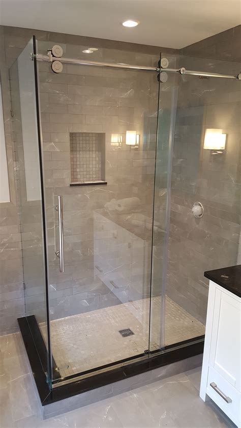 Custom Shower Doors Frameless Sliding Shower Doors Dreamline Room Divider Bathtub Bathroom