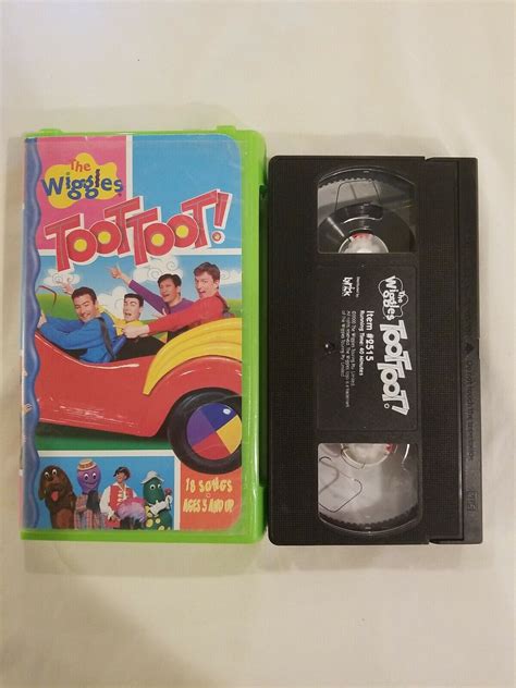 Wiggles The Toot Toot Vhs 2001 Broken Clamshell Free Sh