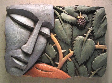 Fig 3a by Steve Gardner (Ceramic Wall Sculpture) | Artful Home See more ideas about ceramics, relief sculpture, clay art.