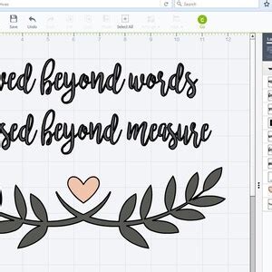 Loved Beyond Words Missed Beyond Measure Svg Png Pdf Sympathy Electronic Cutters Cricut
