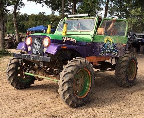 Joker Mud Jeep Custom Trucks Monster Trucks Jeep