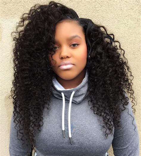 30 Weave Hairstyles To Make Heads Turn Curly Weave Hairstyles Wavy