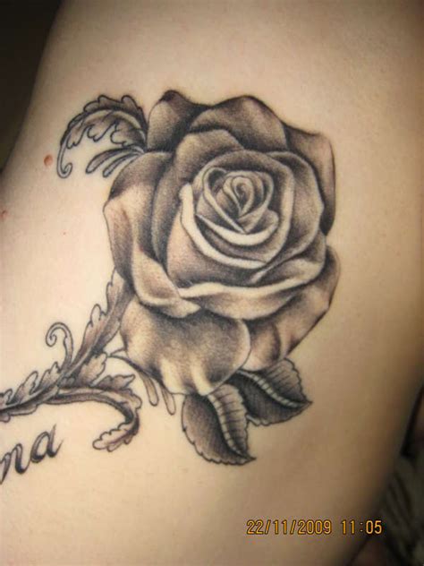 1990tattoos Beautiful Rose Flower Tattoos
