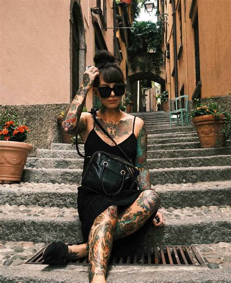 Tattooed Model And Fashion Blogger Sammi Jefcoate Inkppl