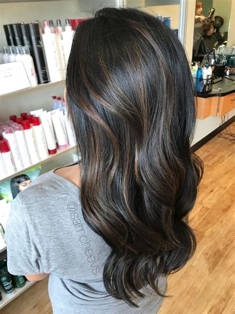 Balayage for dark hair is a classic hairstyle that will bring dimension and life to your hair. Pin on Hair